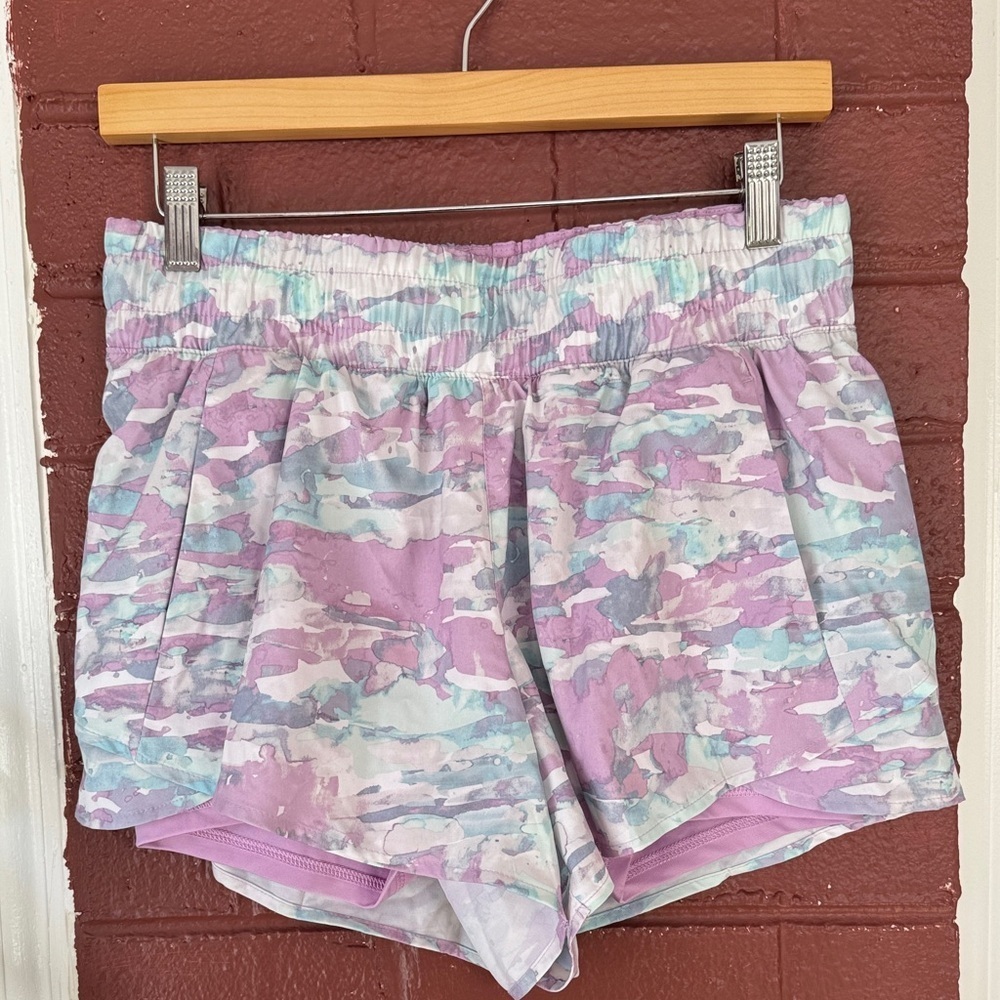 Avia Women's Pastel Camouflage Athletic Shorts